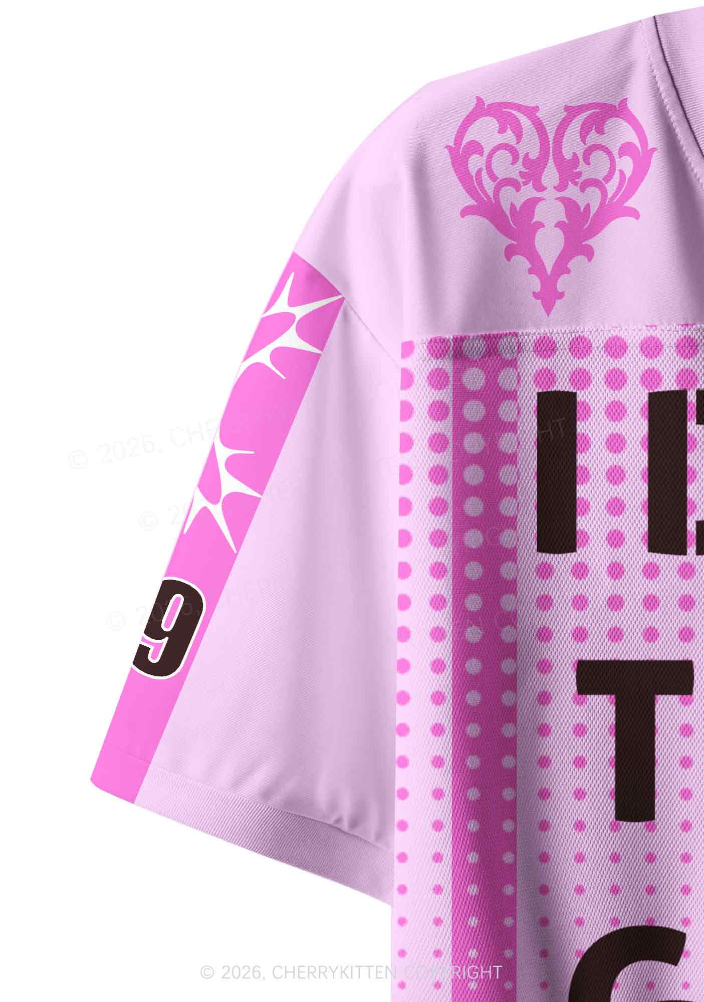 I Do It For The Girls Pride Y2K Crop Sport Jersey Shirts Cherrykitten