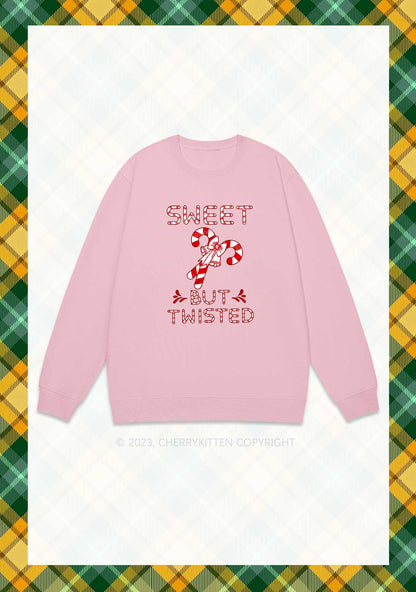Sweet But Twisted Christmas Y2K Sweatshirt Cherrykitten