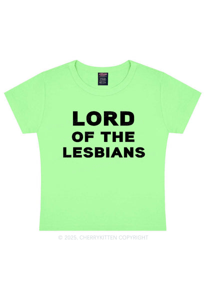 Lord Of The Lesbians Y2K Baby Tee Cherrykitten