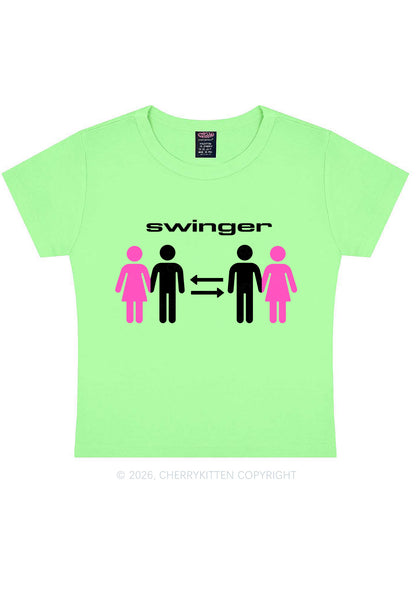 Swinger Partners Y2K Baby Tee Cherrykitten