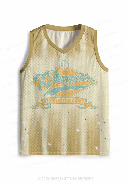 Custom Gingers Do Better Y2K Sport Jersey Tank Cherrykitten