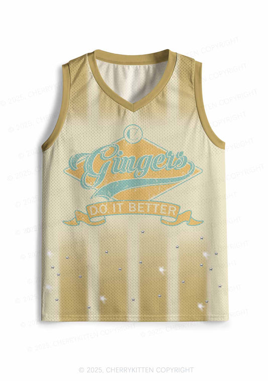 Custom Gingers Do Better Y2K Sport Jersey Tank Cherrykitten