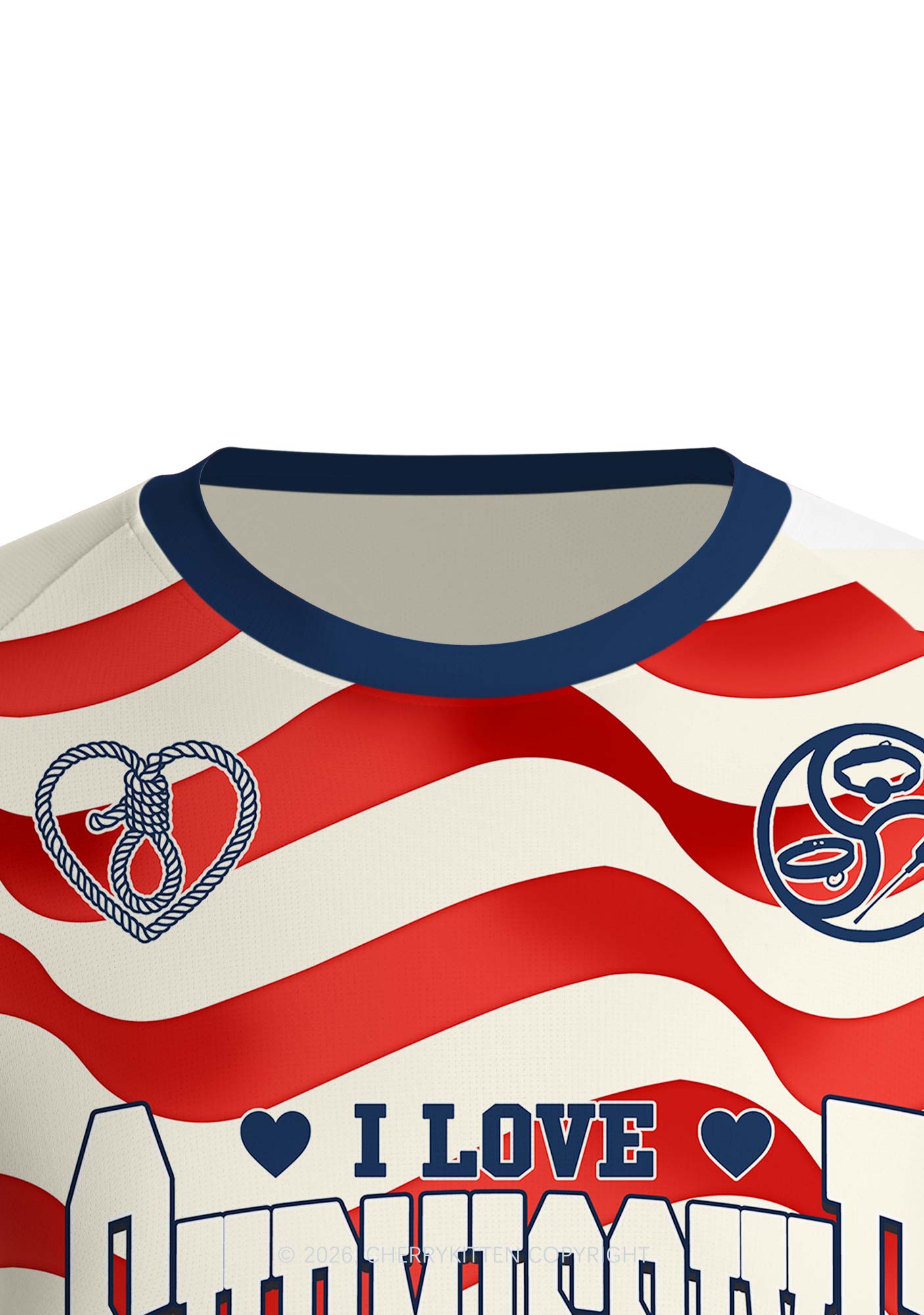 I Love S Boys Y2K Football Jersey Shirts Cherrykitten