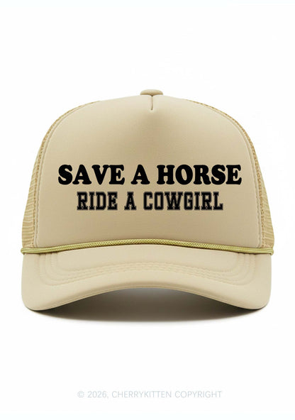 Ride A Cowgirl Y2K Trucker Hat Cherrykitten