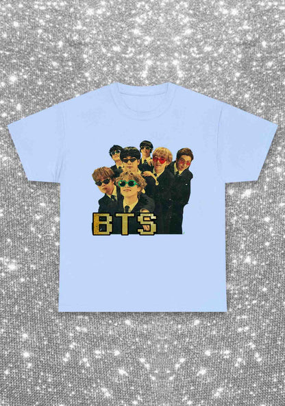 Vintage Bangtan Boys Kpop Y2K Chunky Shirt Cherrykitten
