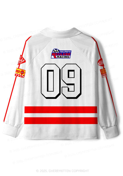 Custom Red Blue Sexsi Y2K Sport Long Sleeve Jersey Shirts Cherrykitten