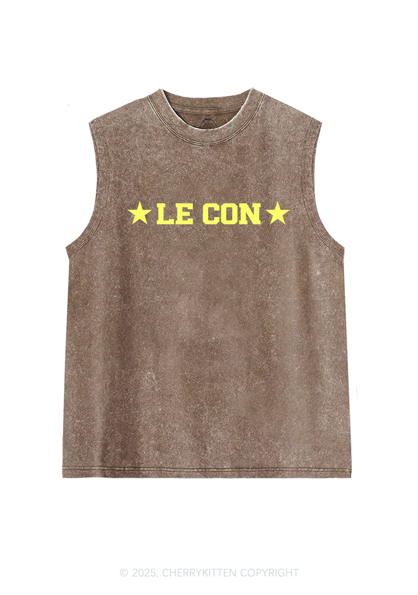 Le Con Y2K Washed Muscle Tank Cherrykitten