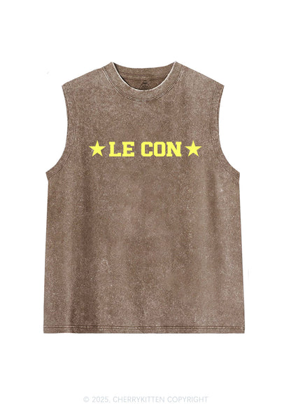 Le Con Y2K Washed Muscle Tank Cherrykitten