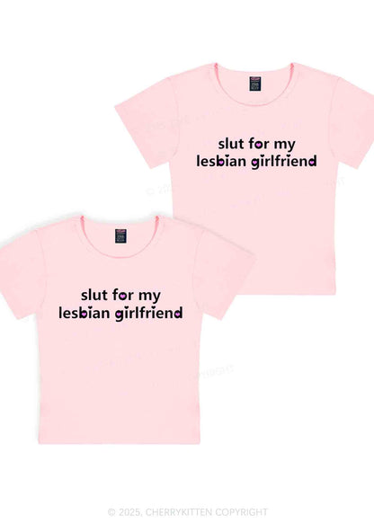 Slxt For My Lesbian GF Y2K Valentine's Day Baby Tee Cherrykitten