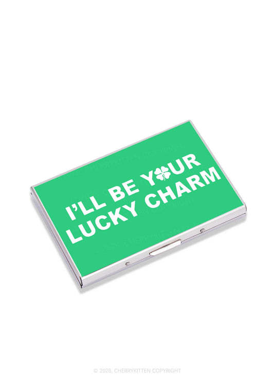 Be Your Lucky Charm St Patricks Y2K Mirror Cigarette Case Cherrykitten