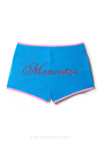 Rhinestone Maneater Y2K Booty Shorts Cherrykitten