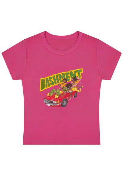 Curvy Bashment Red Car Baby Tee