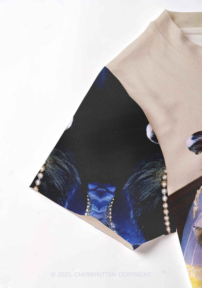 Princess Rats Y2K Mesh Crop Top Cherrykitten