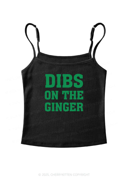 Dibs On The Ginger St Patricks Y2K Spaghetti Strap Cami Cherrykitten