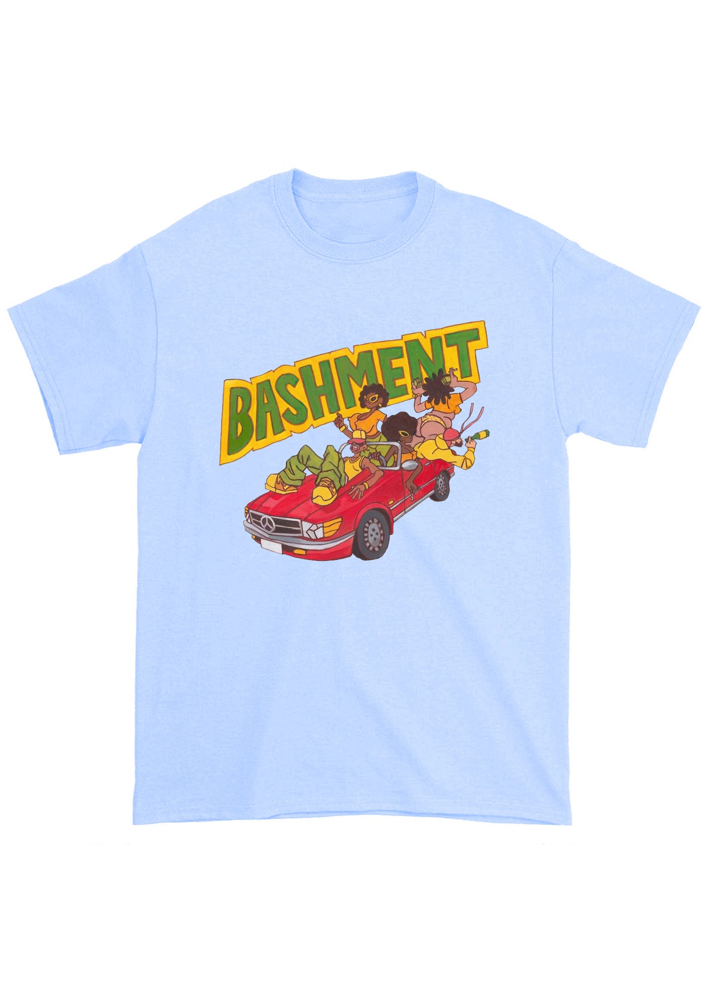 Bashment Red Car Chunky Shirt