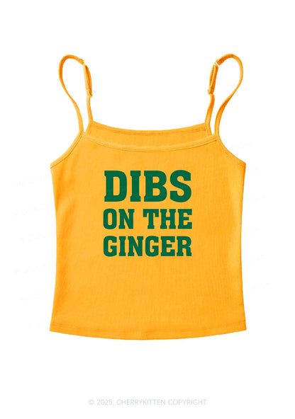 Dibs On The Ginger St Patricks Y2K Spaghetti Strap Cami Cherrykitten