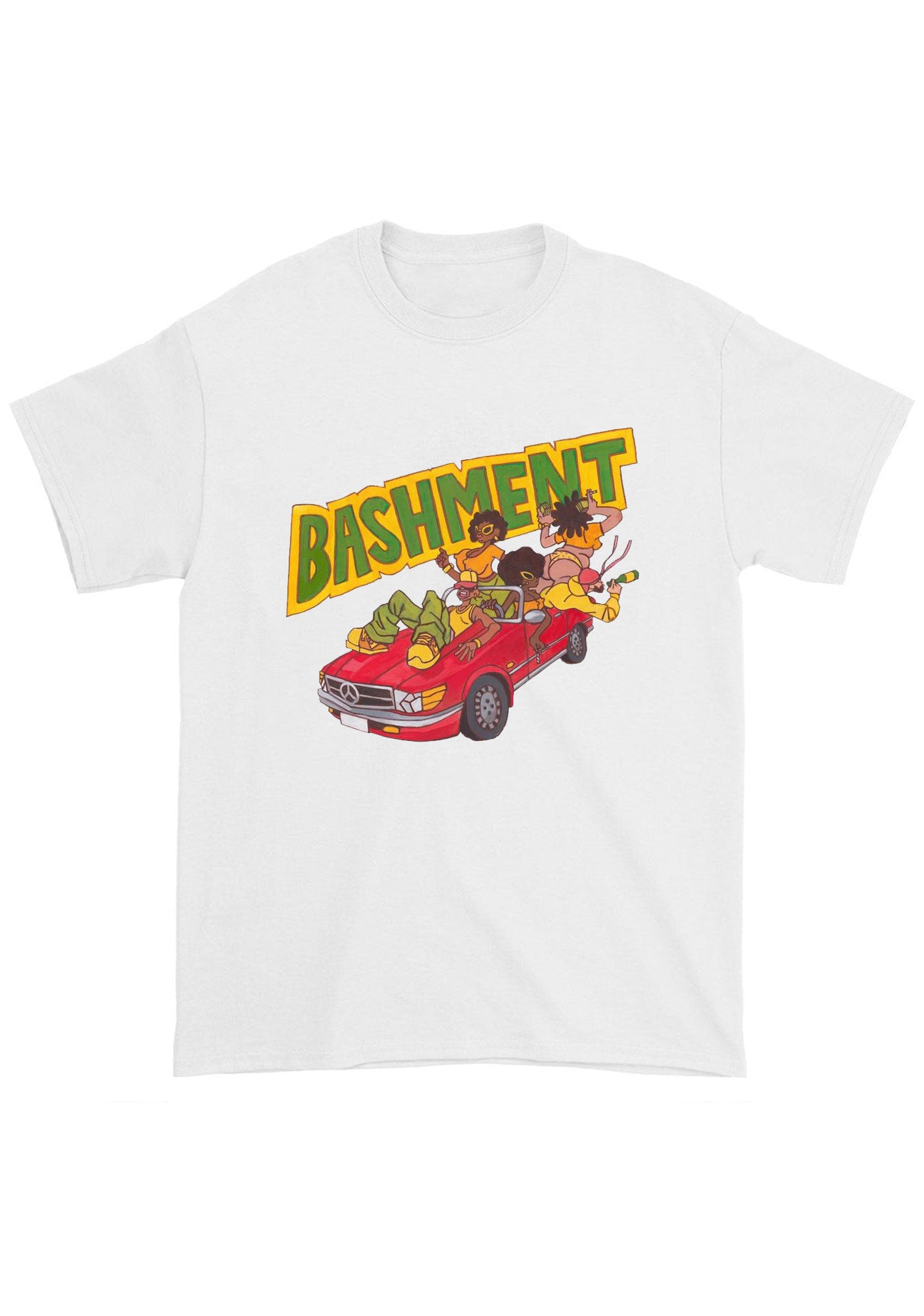 Bashment Red Car Chunky Shirt