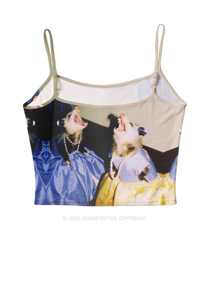 Princess Rats Y2K Mesh Cami Tank Cherrykitten