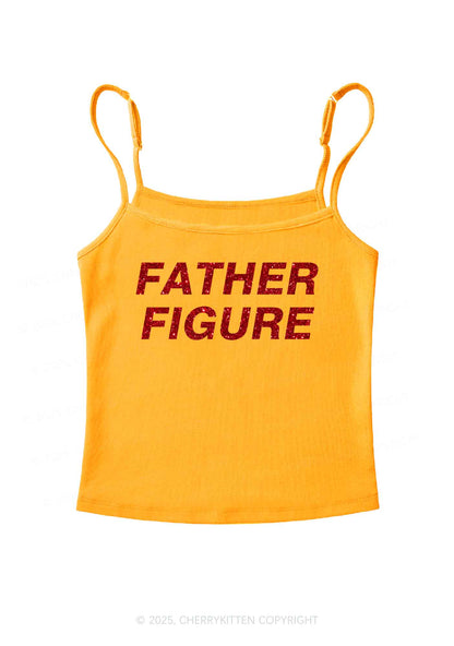 Glitter Father Figure Y2K Spaghetti Strap Cami Cherrykitten