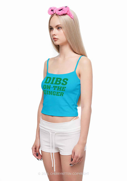 Dibs On The Ginger St Patricks Y2K Spaghetti Strap Cami Cherrykitten