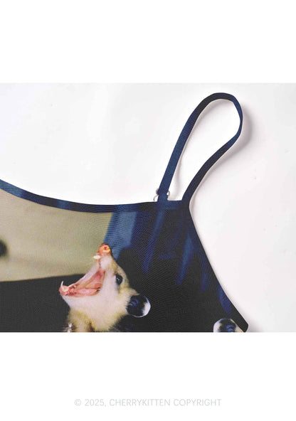 Princess Rats Y2K Mesh Cami Tank Cherrykitten