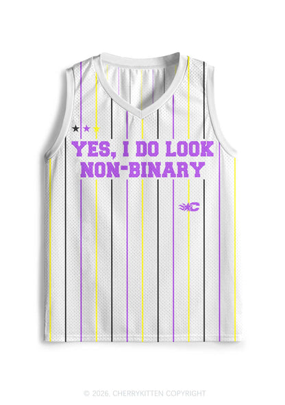 I Do Look Nonbinary Pride Y2K Sport Jersey Tank Cherrykitten