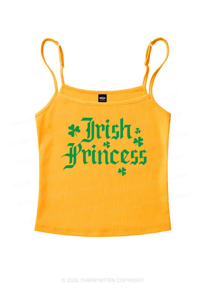 Irish Princess St Patricks Y2K Spaghetti Strap Cami Cherrykitten