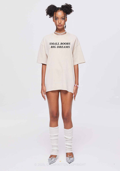 Small But Big Dreams Y2K Shirts Washed Tee Cherrykitten