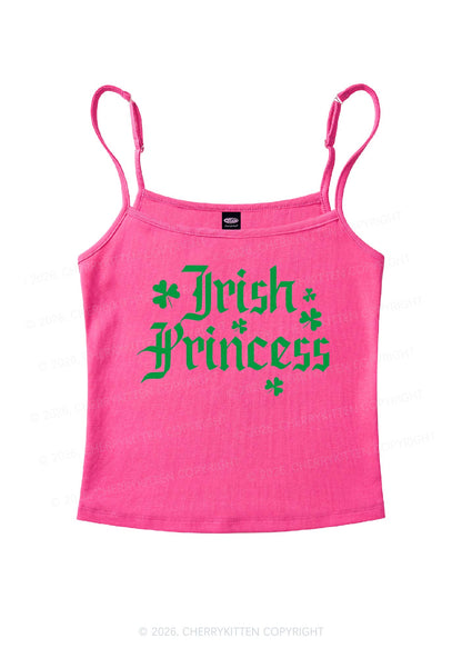 Irish Princess St Patricks Y2K Spaghetti Strap Cami Cherrykitten