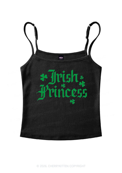 Irish Princess St Patricks Y2K Spaghetti Strap Cami Cherrykitten