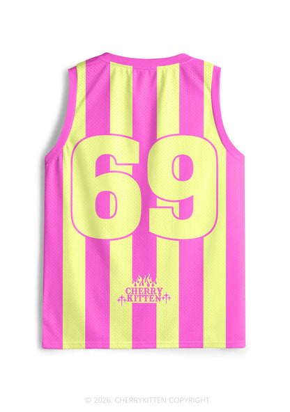 Lez Pink Ratz Pride Y2K Sport Jersey Tank Cherrykitten