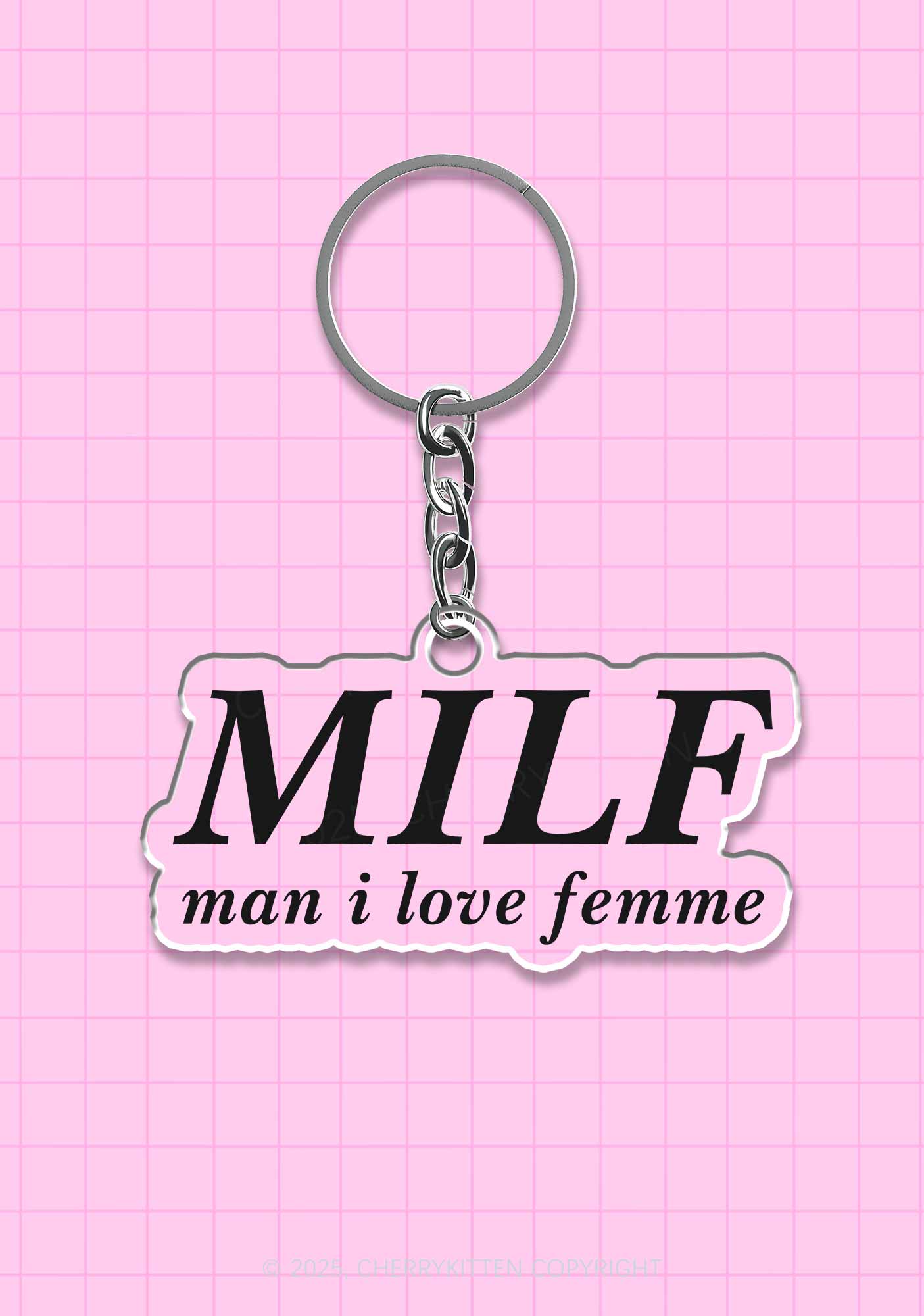 Man I Love Femme Pride 1Pc Y2K Keychain Cherrykitten
