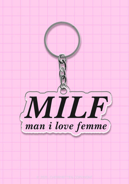 Man I Love Femme Pride 1Pc Y2K Keychain Cherrykitten