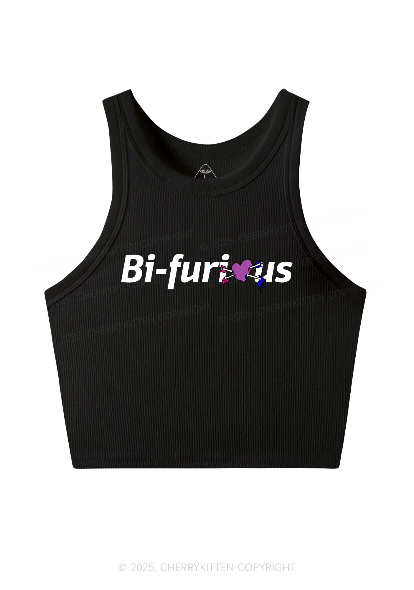 Bifurious Pride Y2K Crop Tank Top Cherrykitten