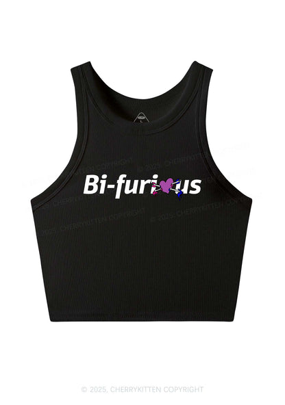 Bifurious Pride Y2K Crop Tank Top Cherrykitten
