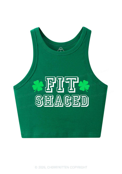 Fit Shaced St Patricks Y2K Crop Tank Top Cherrykitten