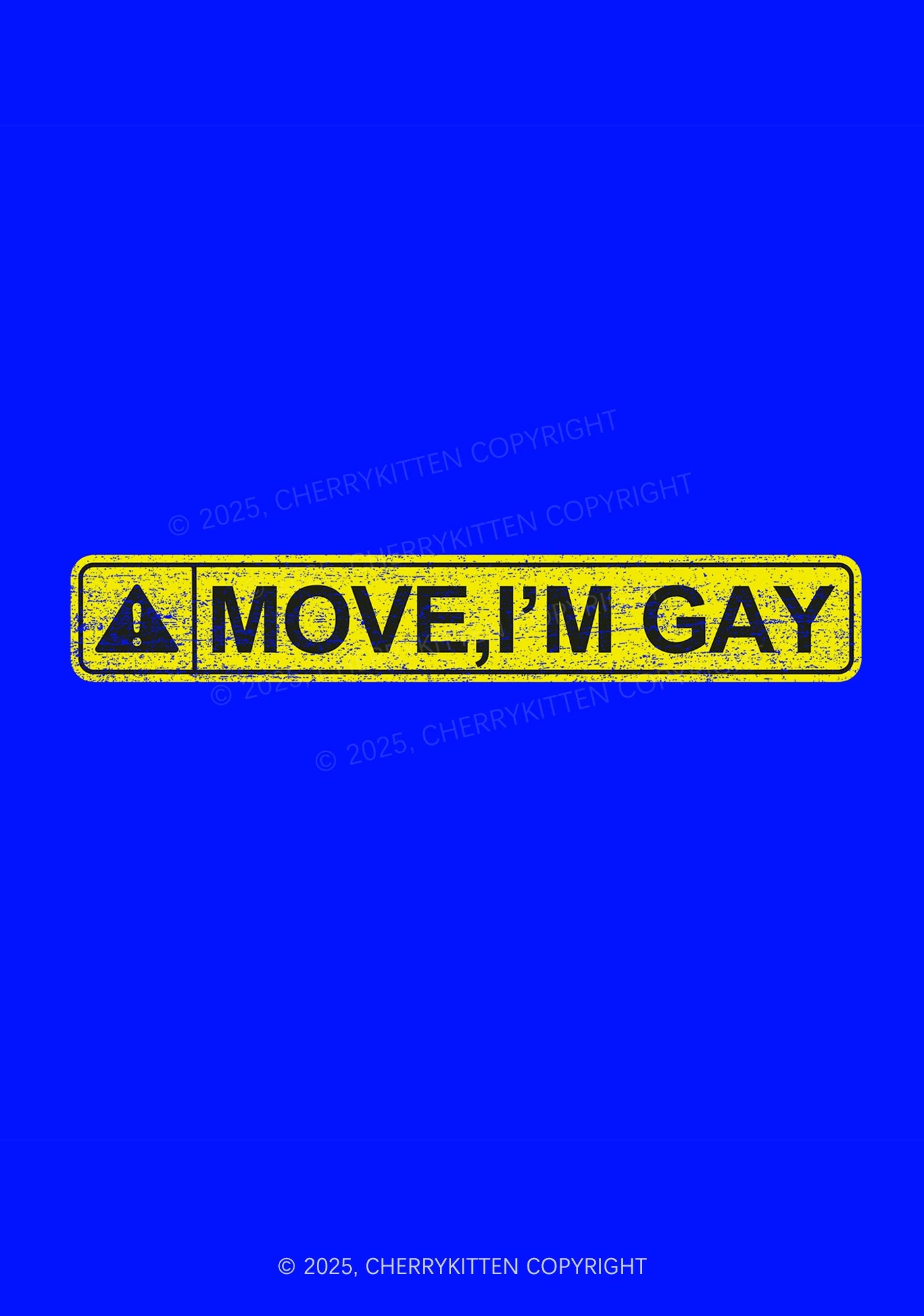 Move Im Gay Pride 1Pc Y2K Pin Badge Cherrykitten