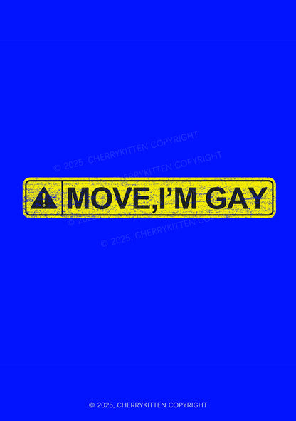 Move Im Gay Pride 1Pc Y2K Pin Badge Cherrykitten