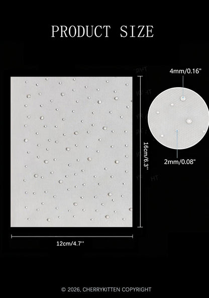 4pcs Rhinestone Sheet Iron On Transfer Cherrykitten