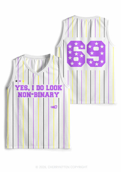 I Do Look Nonbinary Pride Y2K Sport Jersey Tank Cherrykitten