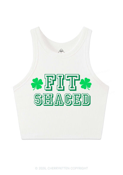 Fit Shaced St Patricks Y2K Crop Tank Top Cherrykitten