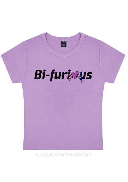 Bifurious Pride Y2K Baby Tee Cherrykitten