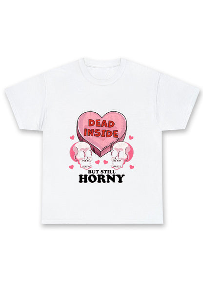 Halloween Dead Inside But Still Horxy Chunky Shirt