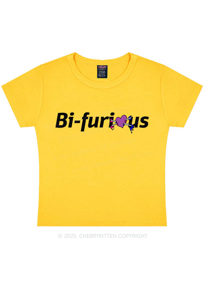 Bifurious Pride Y2K Baby Tee Cherrykitten