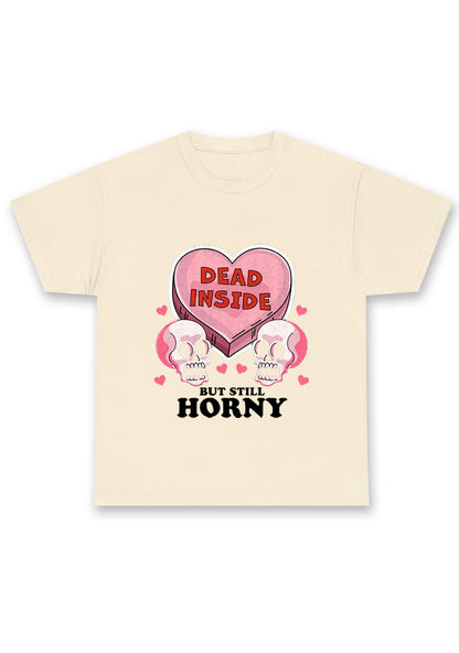 Halloween Dead Inside But Still Horxy Chunky Shirt