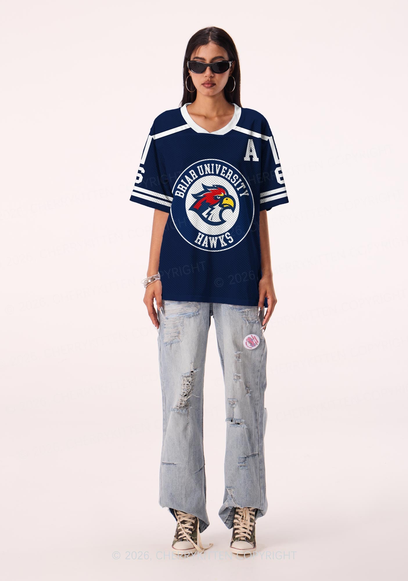 College Hockey Team DL Y2K Sport Jersey Shirts Cherrykitten