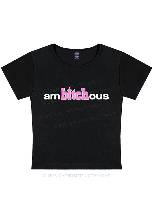 Ambxxchous Y2K Baby Tee Cherrykitten