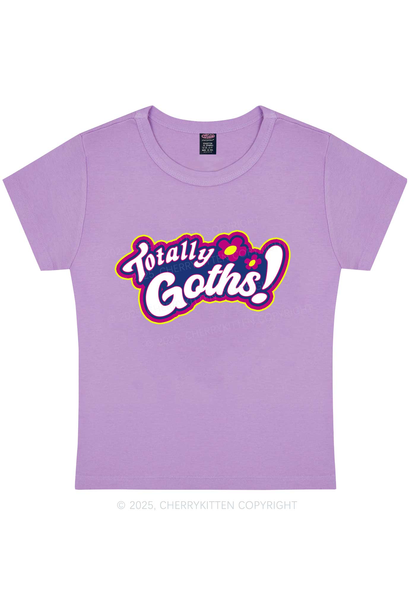 Totally Goths Y2K Baby Tee Cherrykitten