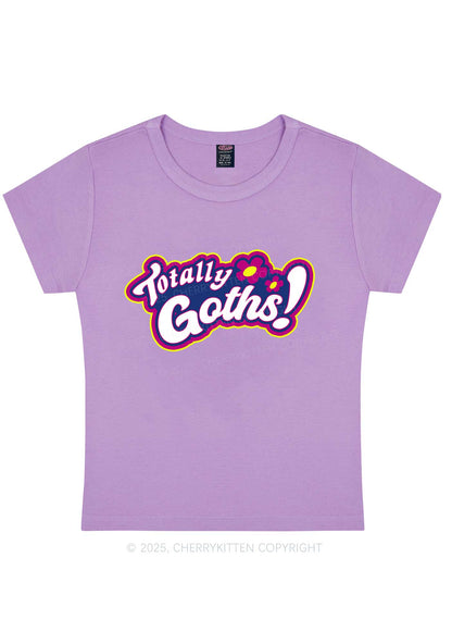Totally Goths Y2K Baby Tee Cherrykitten