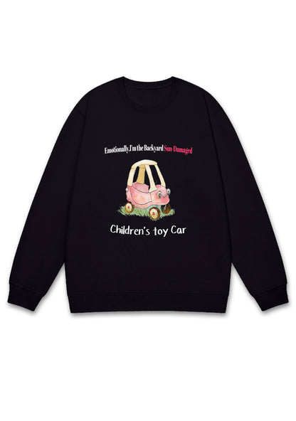 Children's Toy Car Y2K Sweatshirt